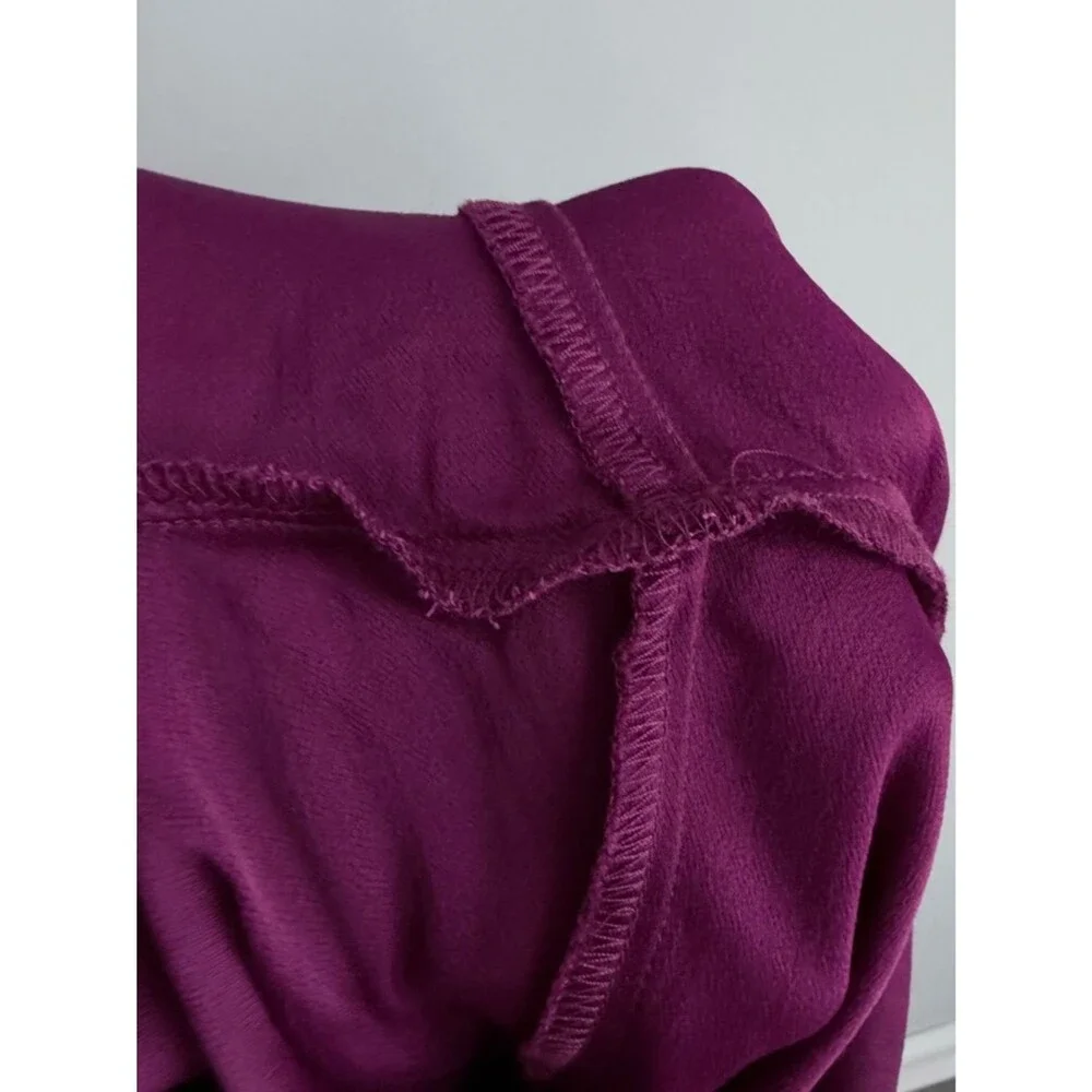 Free People Nolita Romper Small Plum Cutout Boho Festival Jumpsuit NWT Magenta S